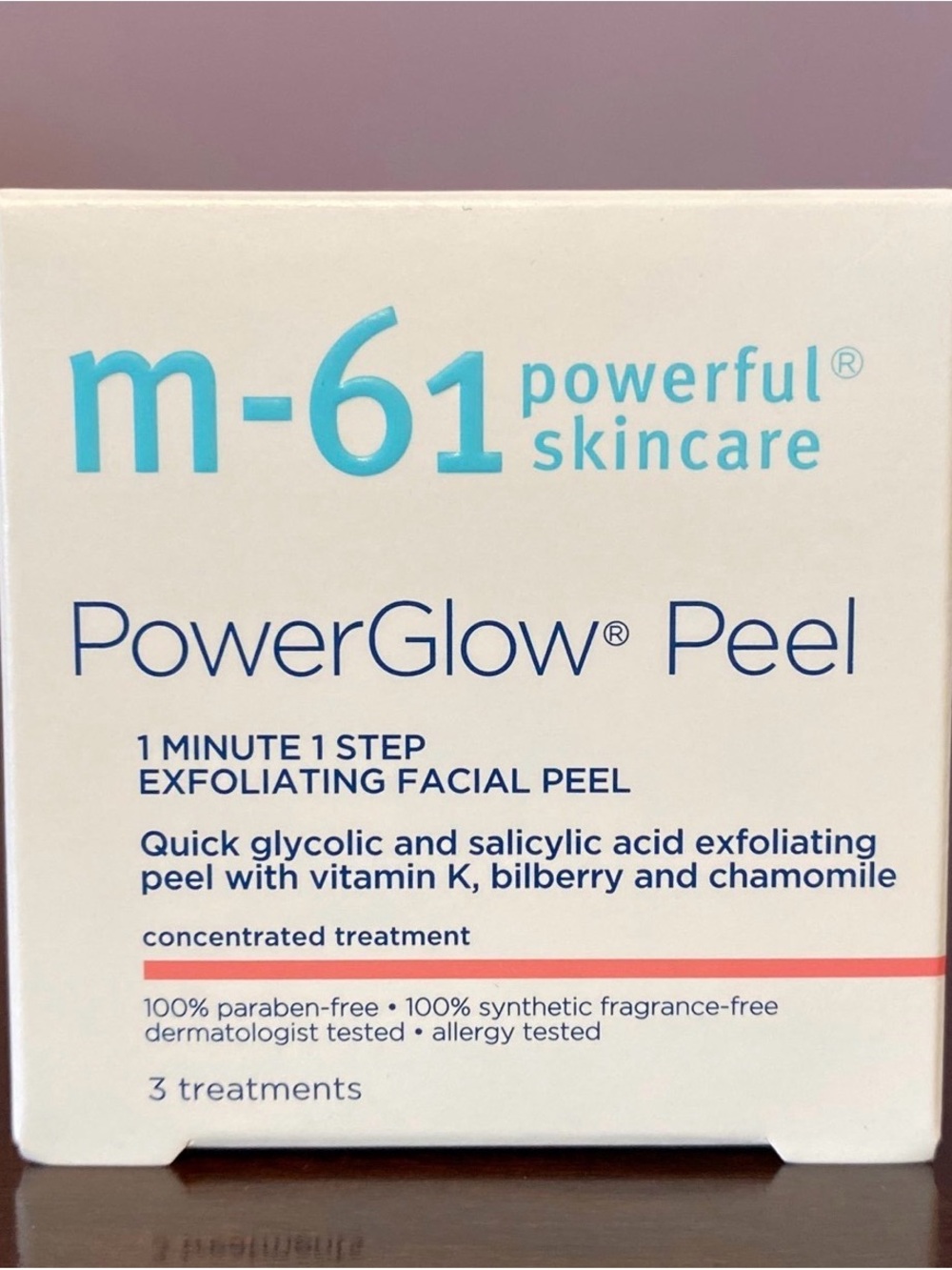 PowerGlow Peel Exfoliating Facial Peel Pads NWOB